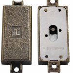 Spanjoletslot zonder schoot rechts brons