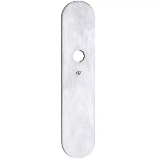 SKG3 ovaal schild blind buiten mat chroom