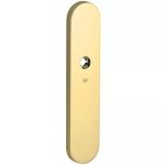 SKG3 ovaal schild blind buiten messing PVD