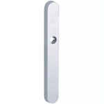 SKG3 ovaal smal schild blind buiten glans chroom