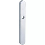 SKG3 ovaal smal schild blind buiten mat chroom