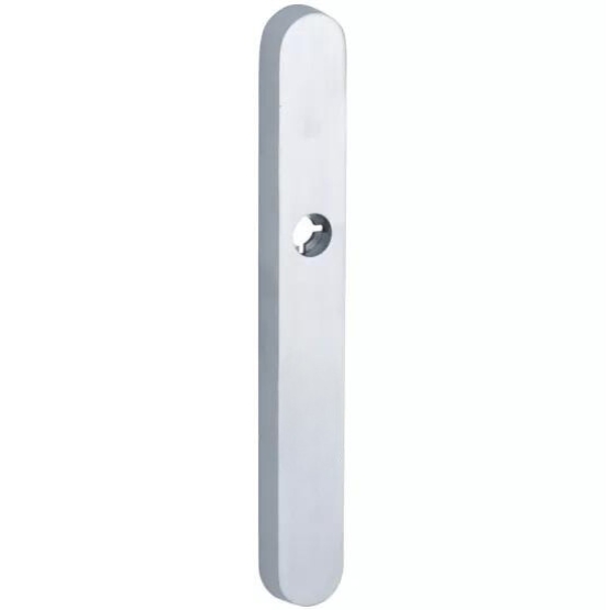 SKG3 ovaal smal schild blind buiten mat chroom