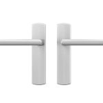 AXA curve klik schild blind met deurklink Milan aluminium F1