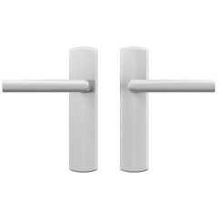 AXA curve klik schild blind met deurklink Milan aluminium F1