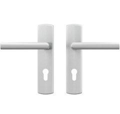 AXA curve klik schild PC72 met deurklink Milan aluminium F1