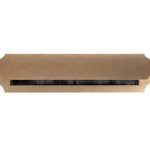 Tochtklep Art-Nouveau messing antiek