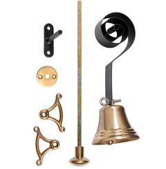 Trekbelset Holland compleet messing antiek