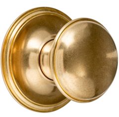 Voordeurknop Paddenstoel 60mm messing antiek