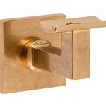 Leuninghouder Bauhaus M10 hol messing antiek