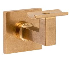 Leuninghouder Bauhaus M10 hol messing antiek