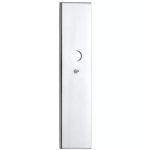 SKG3 rechthoekig schild blind buiten glans chroom