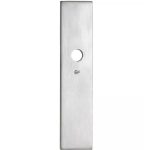 SKG3 rechthoekig schild blind buiten mat nikkel PVD
