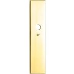 SKG3 rechthoekig schild blind buiten messing ongelakt