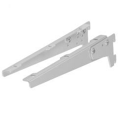Set van 2 dragers verstelbaar 300 mm wit gelakt