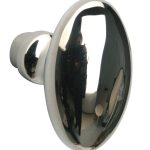 Knopkruk Ei 60x32 mm glans nikkel