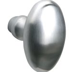 Knopkruk Ei 60x32 mm mat chroom