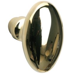 Knopkruk Ei 60x32 mm messing ongelakt