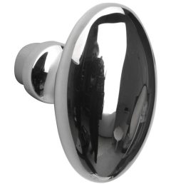 Knopkruk Ei 65x38 mm glans chroom