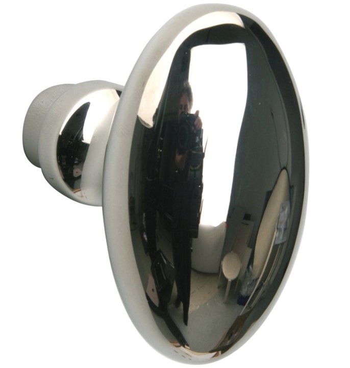 Knopkruk Ei 65x38 mm glans nikkel