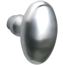 Knopkruk Ei 65x38 mm mat chroom