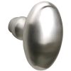 Knopkruk Ei 65x38 mm mat nikkel ongelakt