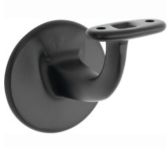 Leuninghouder Elegant vlak M8 mat zwart