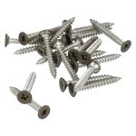 20 stuks Houtschroeven pozidrive 3.7X30 mm brons