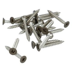 20 stuks Houtschroeven pozidrive 3.7X30 mm brons