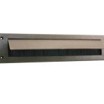 Ellen Tochtklep met borstel bruin