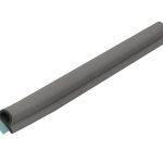 Ellen zelfklevende tochtstrip P-profiel 7.5m x 8 mm zwart