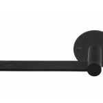 Enkele deurklink links EDGY EGR50 op rozet mat zwart