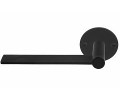 Enkele deurklink links EDGY EGR50 op rozet mat zwart