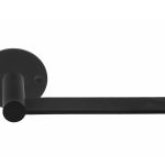 Enkele deurklink rechts EDGY EGR50 op rozet mat zwart