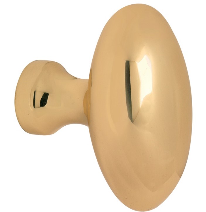 Knop Ei tbv SKG schild messing PVD