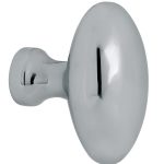 Knop Ei tbv SKG schild glans chroom