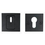 SKG3 Veiligheid-rozet BASICS BSQVEIL met kerntrekbeveiliging vierkant mat zwart