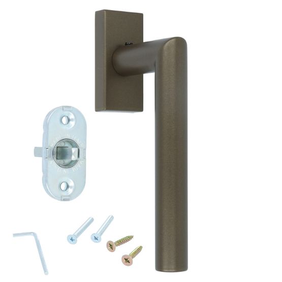 Draaikiepgarnituur BASIC LBII-19DK-Q Donker brons - Afbeelding 3