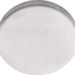 Blindplaatje Rond verdekt mat rvs