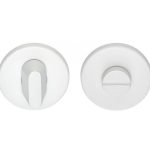 WC-Sluiting 8 mm rond verdekt blind mat wit