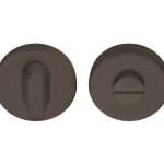 WC-sluiting rond blind 52 mm brons