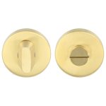 WC-Sluiting rond blind 52mm PVD mat goud
