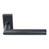 Deurklink Wendy op rechthoekig rozet PVD gunmetal