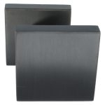 Voordeurknop BASIC BSQ60V vast op rozet PVD Gunmetal