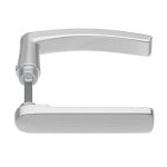 AXA Deurklink Flat-Blok DD 54-67 mm aluminium geslepen F1