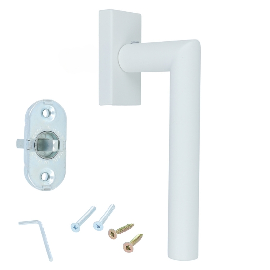 Draaikiepgarnituur BASIC LBII-19DK-Q mat Wit - Afbeelding 3