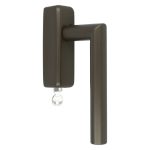 Draaikiepgarnituur BASIC LBII-19DKLOCK-O Donker brons