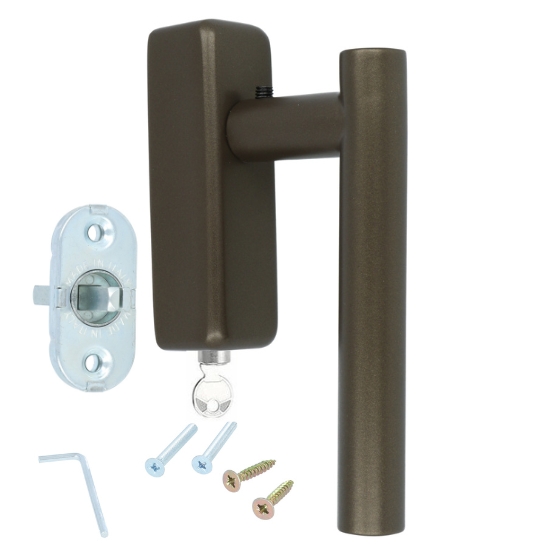 Draaikiepgarnituur BASIC LBVIIDKLOCK-O Donker brons - Afbeelding 3