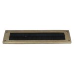 Tochtborstel brons antiek