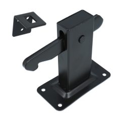 Deurvastzetter heavy duty inclusief opvangoog vloermodel zwart