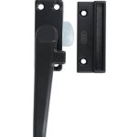 ODShop raamsluiting met sluitplaat links aluminium zwart gelakt
